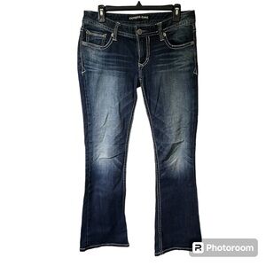 2/$15 Express Short Stella Low Rise Boot bootcut jeans y2k women’s 6 short